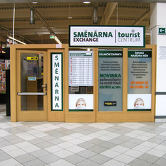 Tourist centrum - směnárna v Třebíči